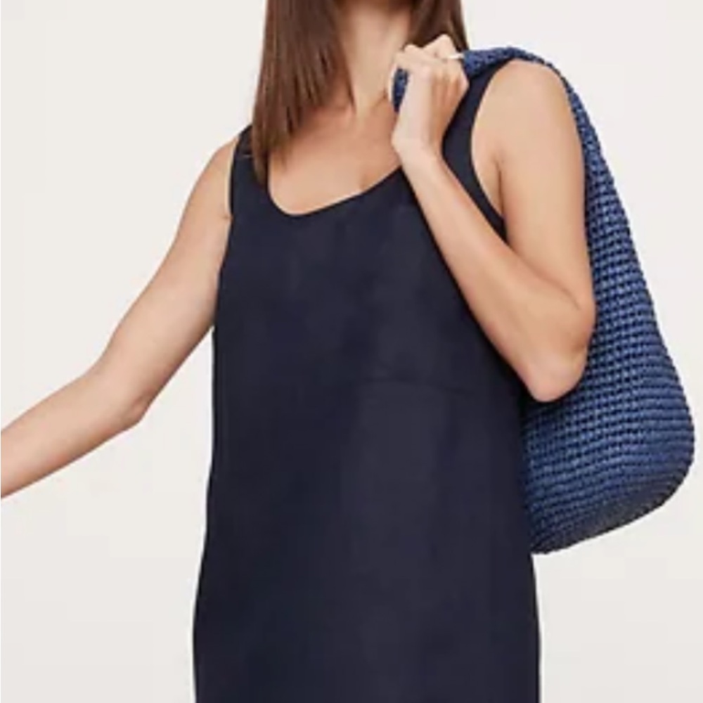 Banana Republic linen shift dress